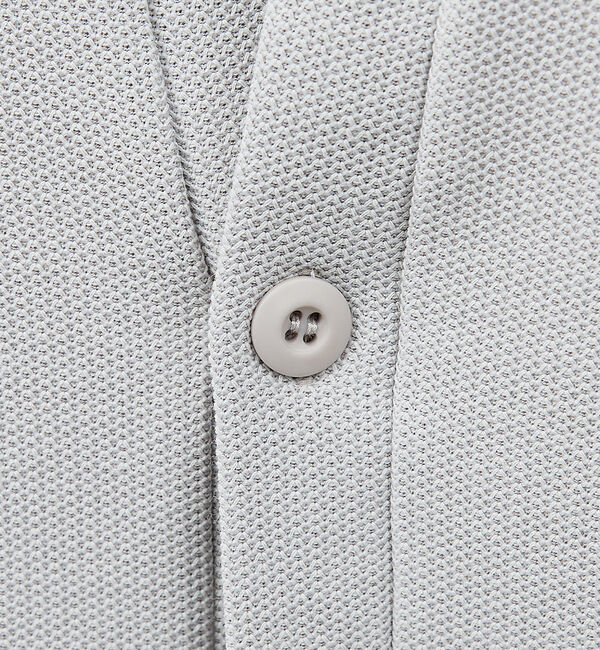 ABAHOUSE「ダブルジャージ 鹿の子 ワンボタンカーディガン」|カーディガン|