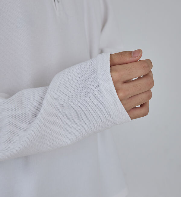 ABAHOUSE「【AH ABAHOUSE】モダン カノコ スナップ ヘンリーネック ロングスリー」|Tシャツ・カットソー|