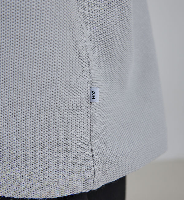 ABAHOUSE「【AH ABAHOUSE】モダン カノコ スナップ ヘンリーネック ロングスリー」|Tシャツ・カットソー|