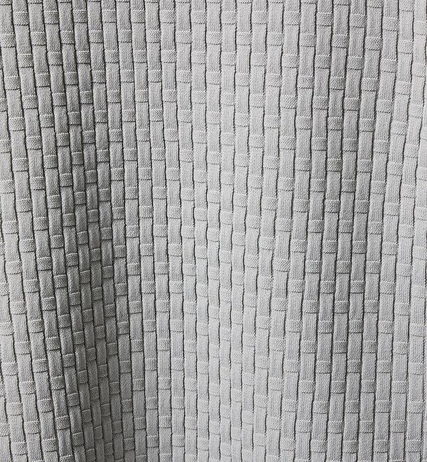 ABAHOUSE「【ハイストレッチ】ブロックチェック ジャガード クルーネックニット」|ニット・セーター|