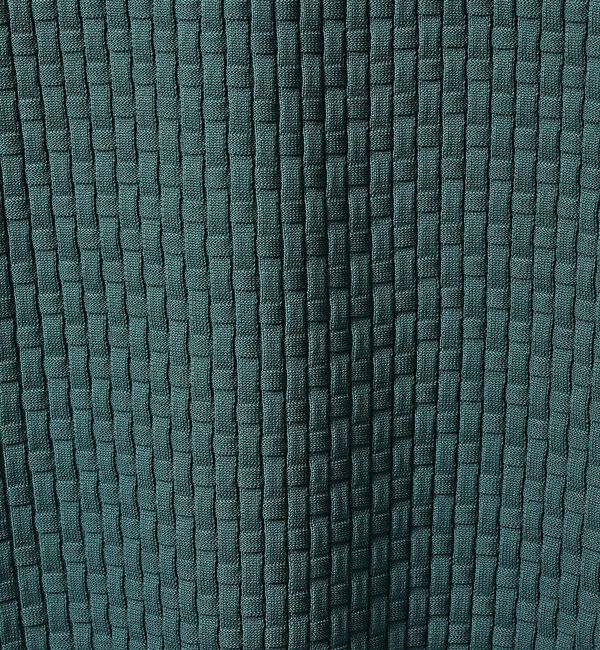 ABAHOUSE「【ハイストレッチ】ブロックチェック ジャガード クルーネックニット」|ニット・セーター|