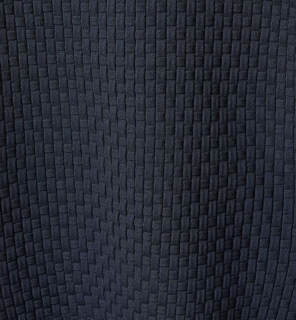 ABAHOUSE「【ハイストレッチ】ブロックチェック ジャガード クルーネックニット」|ニット・セーター|