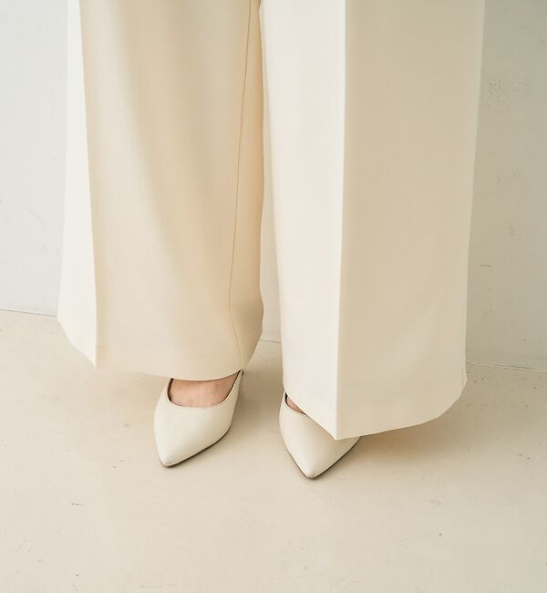 Rouge vif「【新色登場】【一部店舗限定】【3サイズ展開】ベルト付きハイウエストタックパンツ」|その他|