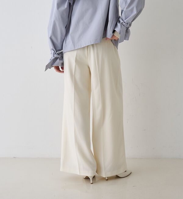 Rouge vif「【新色登場】【一部店舗限定】【3サイズ展開】ベルト付きハイウエストタックパンツ」|その他|