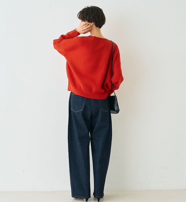 Rouge vif「【2026SS新作】ジャガードロゴニット ENTOURE DE CALME」|ニット・セーター|