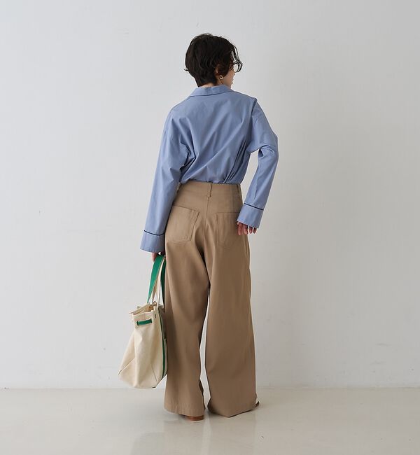 Rouge vif「【セットアップ対応】オープンカラーシャツ」|シャツ・ブラウス|