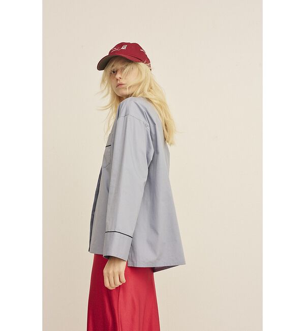 Rouge vif「【セットアップ対応】オープンカラーシャツ」|シャツ・ブラウス|