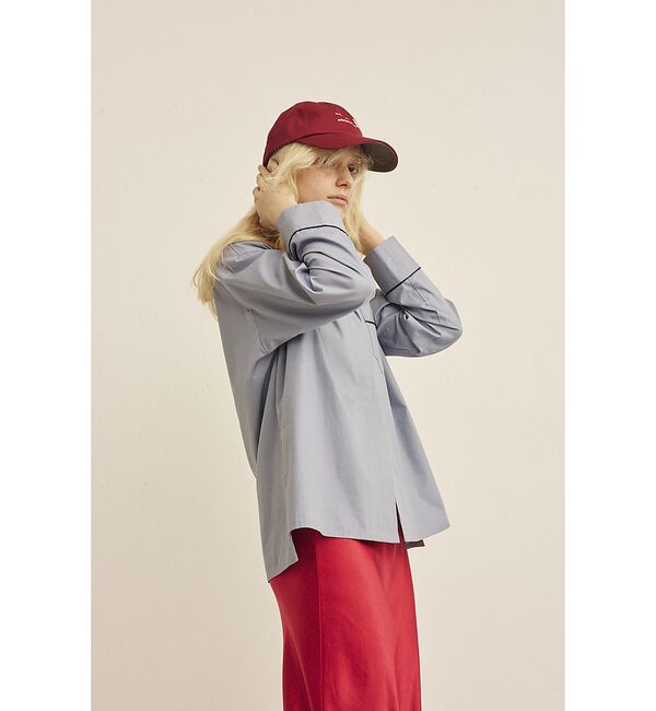 Rouge vif「【セットアップ対応】オープンカラーシャツ」|シャツ・ブラウス|