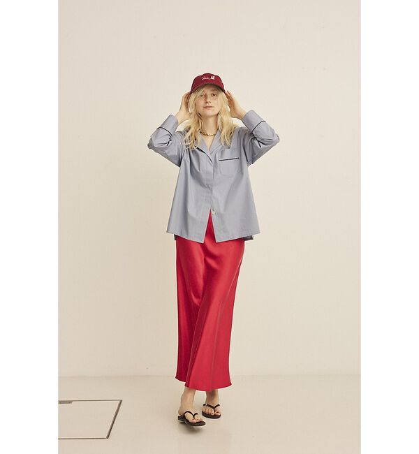 Rouge vif「【セットアップ対応】オープンカラーシャツ」|シャツ・ブラウス|