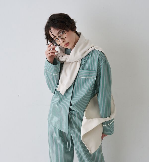 Rouge vif「【セットアップ対応】オープンカラーシャツ」|シャツ・ブラウス|