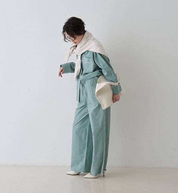 Rouge vif「【セットアップ対応】オープンカラーシャツ」|シャツ・ブラウス|