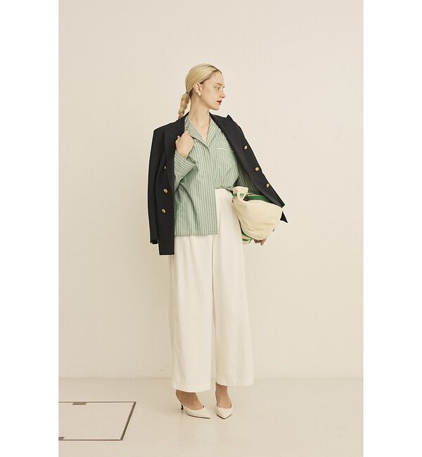 Rouge vif「【セットアップ対応】オープンカラーシャツ」|シャツ・ブラウス|