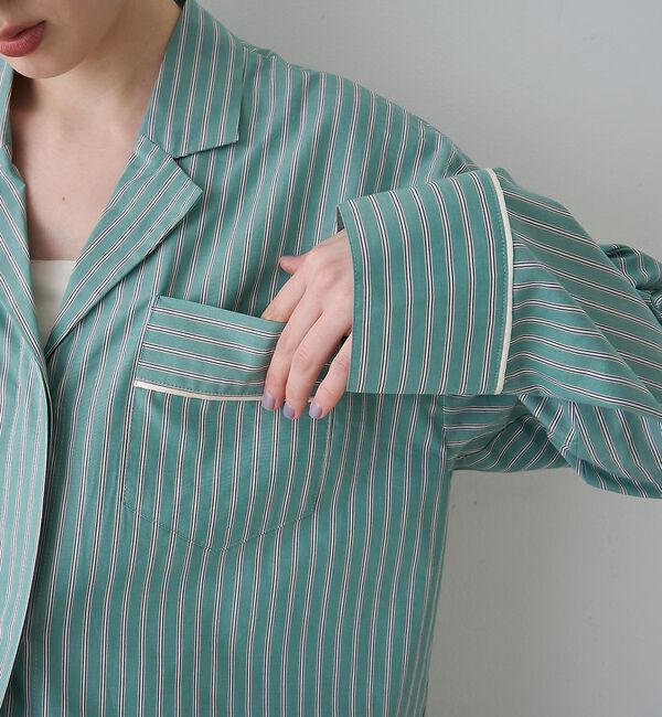 Rouge vif「【セットアップ対応】オープンカラーシャツ」|シャツ・ブラウス|