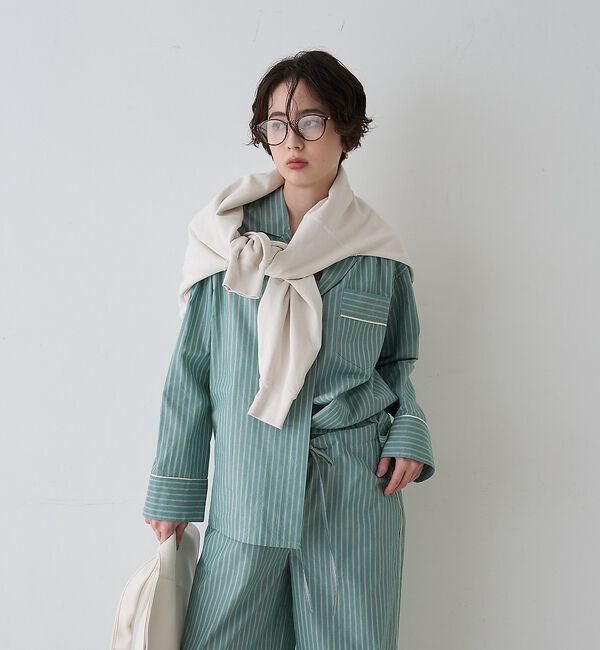 Rouge vif「【セットアップ対応】オープンカラーシャツ」|シャツ・ブラウス|