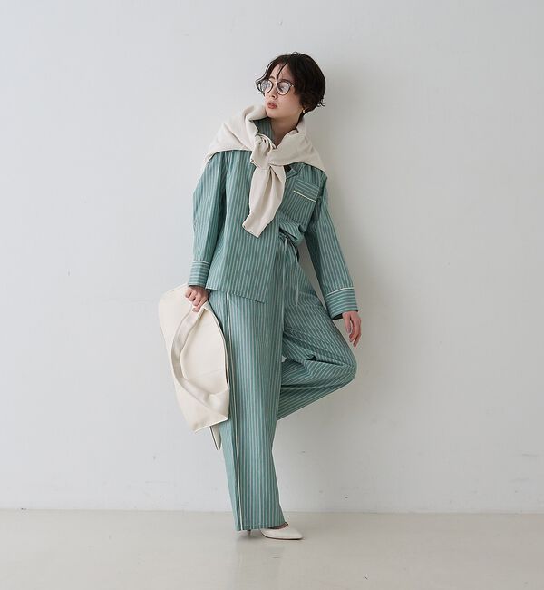 Rouge vif「【セットアップ対応】オープンカラーシャツ」|シャツ・ブラウス|