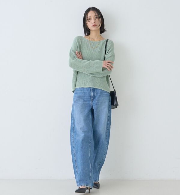 Rouge vif「【一部店舗限定】バックスリット ゆるメッシュニット【予約】」|ニット・セーター|