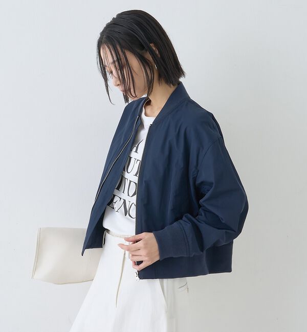 Rouge vif「ミリタリーブルゾン/形状記憶/シワ防止【予約】」|ブルゾン・スタジャン|