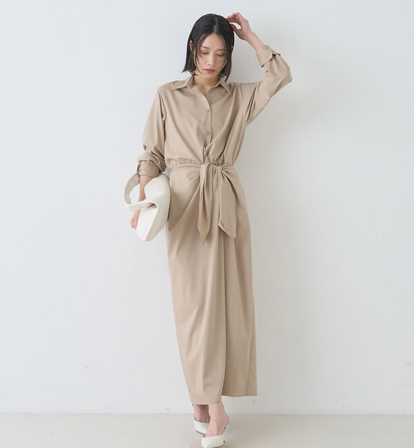 Rouge vif「ドレープウエストリボンワンピース」|ワンピース|