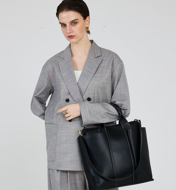 LOWELL things「Ordi/ダブルポケット2WAYトートL」|トートバッグ|