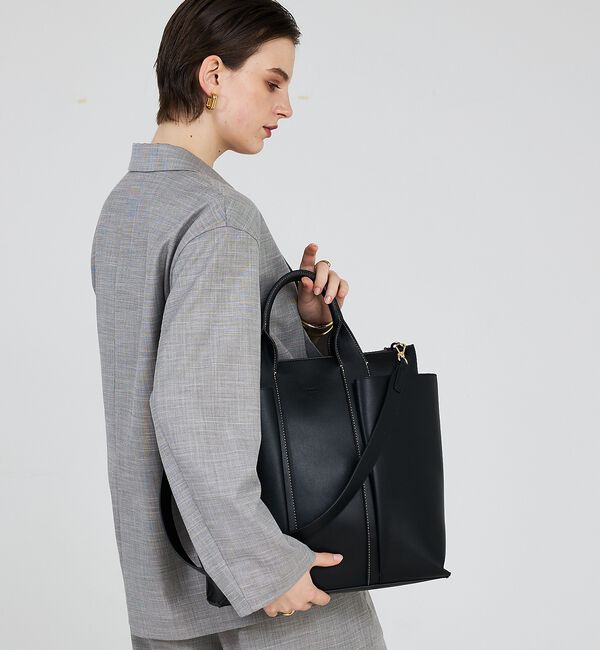 LOWELL things「Ordi/ダブルポケット2WAYトートL」|トートバッグ|