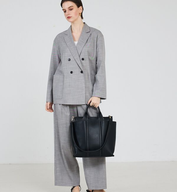 LOWELL things「Ordi/ダブルポケット2WAYトートL」|トートバッグ|