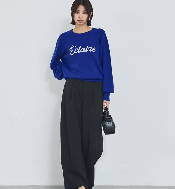 abahouse mavie「【新色追加】ロゴジャガードニット」|ニット・セーター|