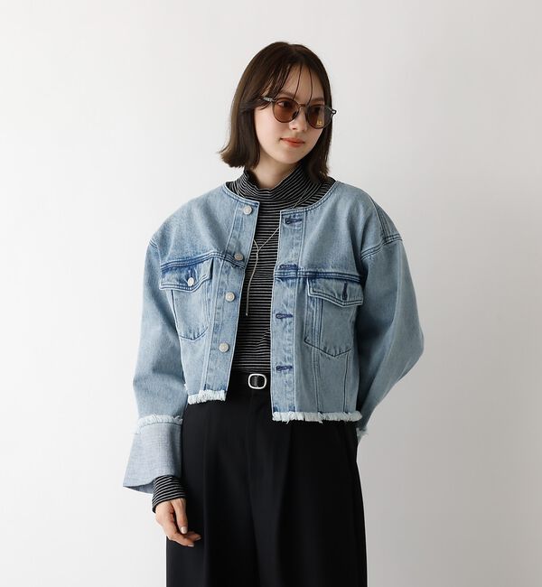 abahouse mavie「【UVカット】クリアカラーレンズサングラス」|メガネ|