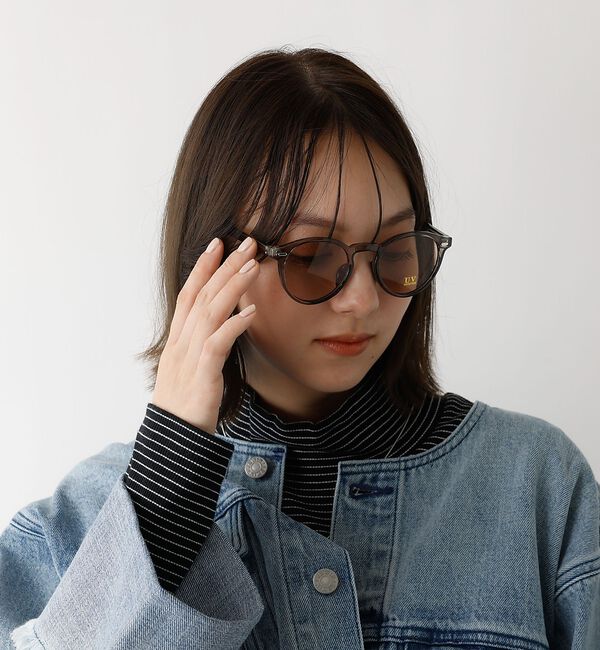 abahouse mavie「【UVカット】クリアカラーレンズサングラス」|メガネ|