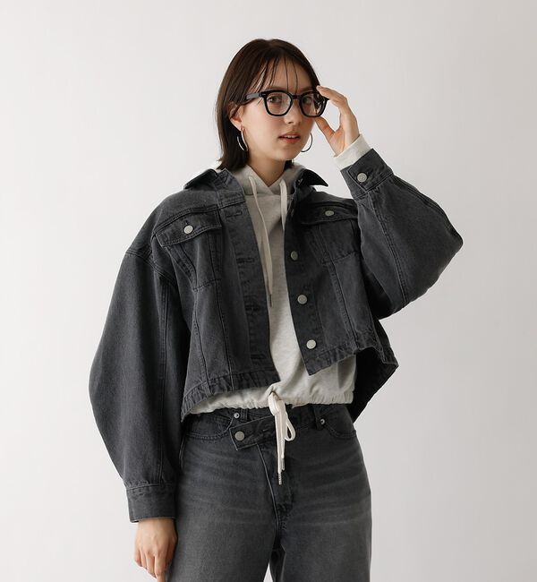 abahouse mavie「【UVカット】クリアレンズ伊達眼鏡」|メガネ|