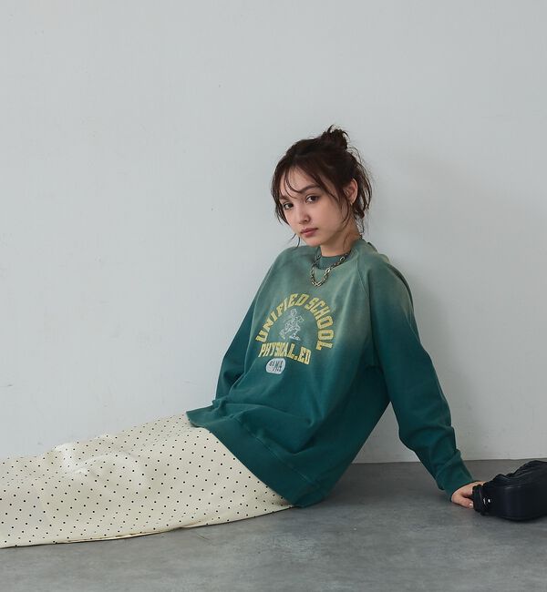 abahouse mavie「ラグランプリントプルオーバー」|Tシャツ・カットソー|