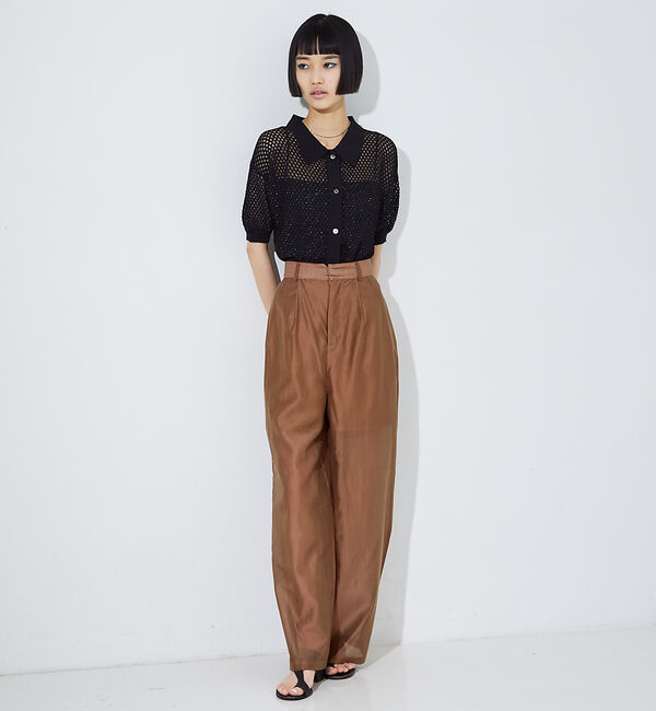 NOMINE「【セットアップ着用可】シアー ワイドパンツ」|その他|