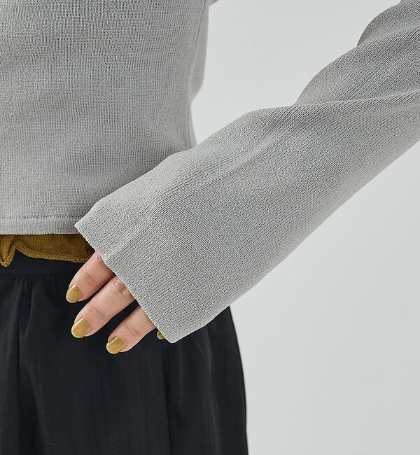 NOMINE「バイカラーコンパクトカーディガン」|カーディガン|