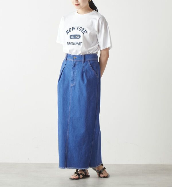 Liesse「デニムタイトスカート」|スカート|