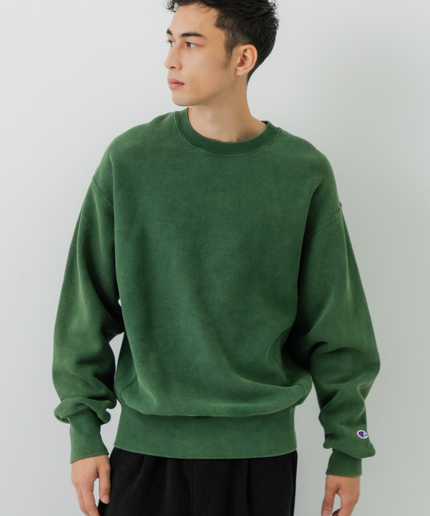 URBAN RESEARCH「『別注』CHAMPION&times;URBAN RESEARCH　SNOW POWDER WASH CREW-NECK」|スウェット・ジャージ|