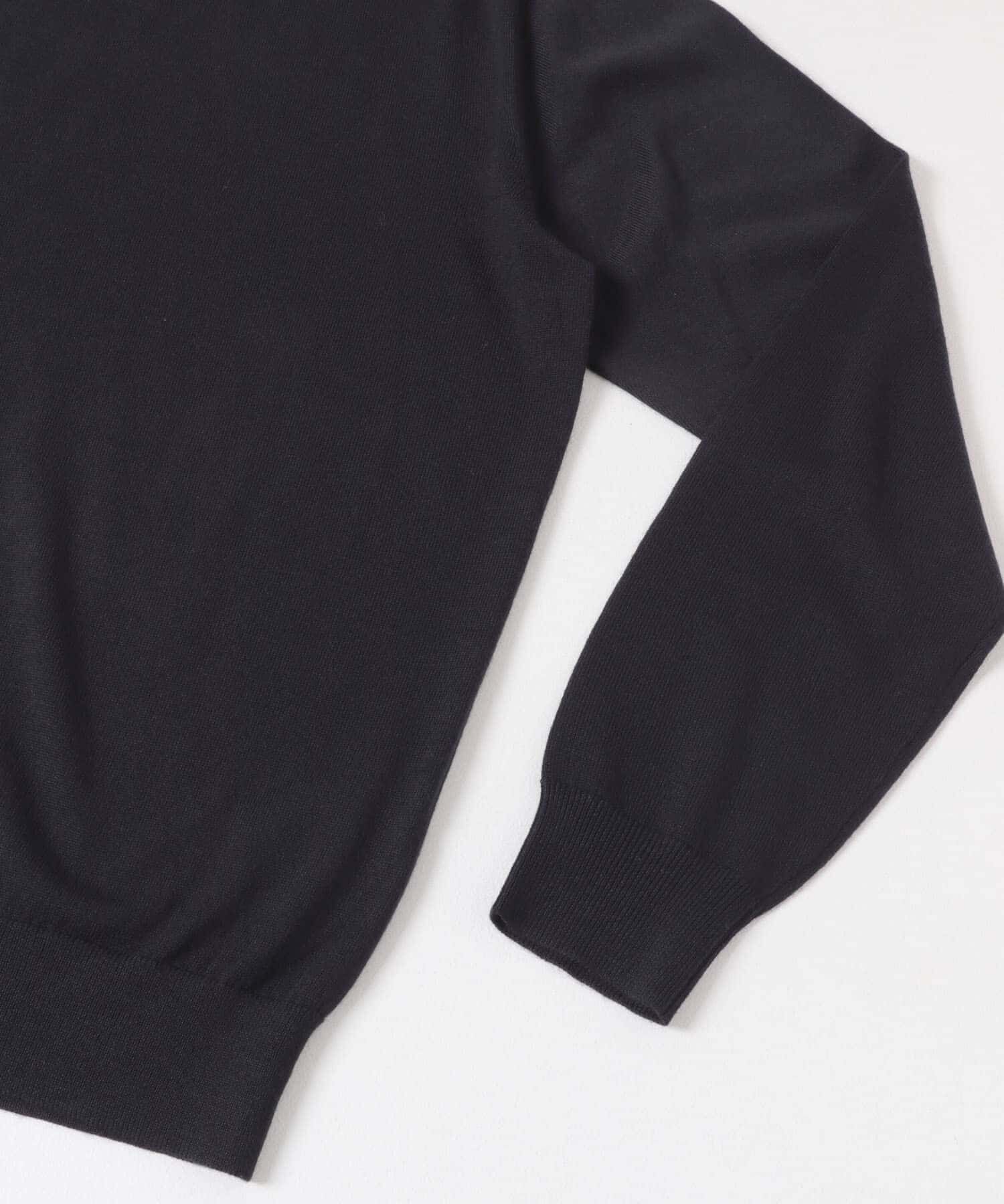 URBAN RESEARCH DOORS「LIFE STYLE TAILOR　マシンウォッシャブルハイゲージモックニット」|シャツ・ブラウス|