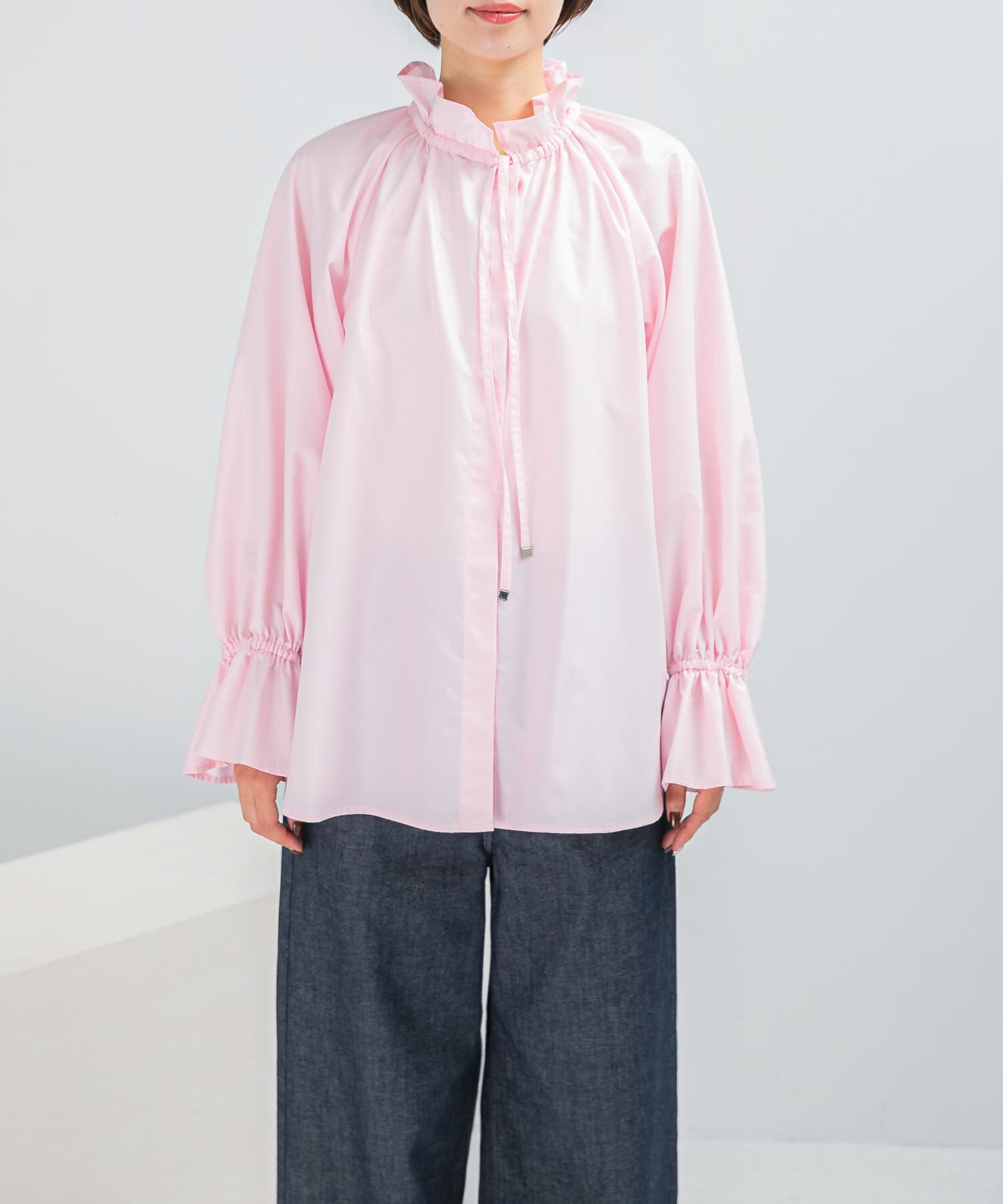 URBAN RESEARCH ROSSO「フリルカラーブラウス」|シャツ・ブラウス|