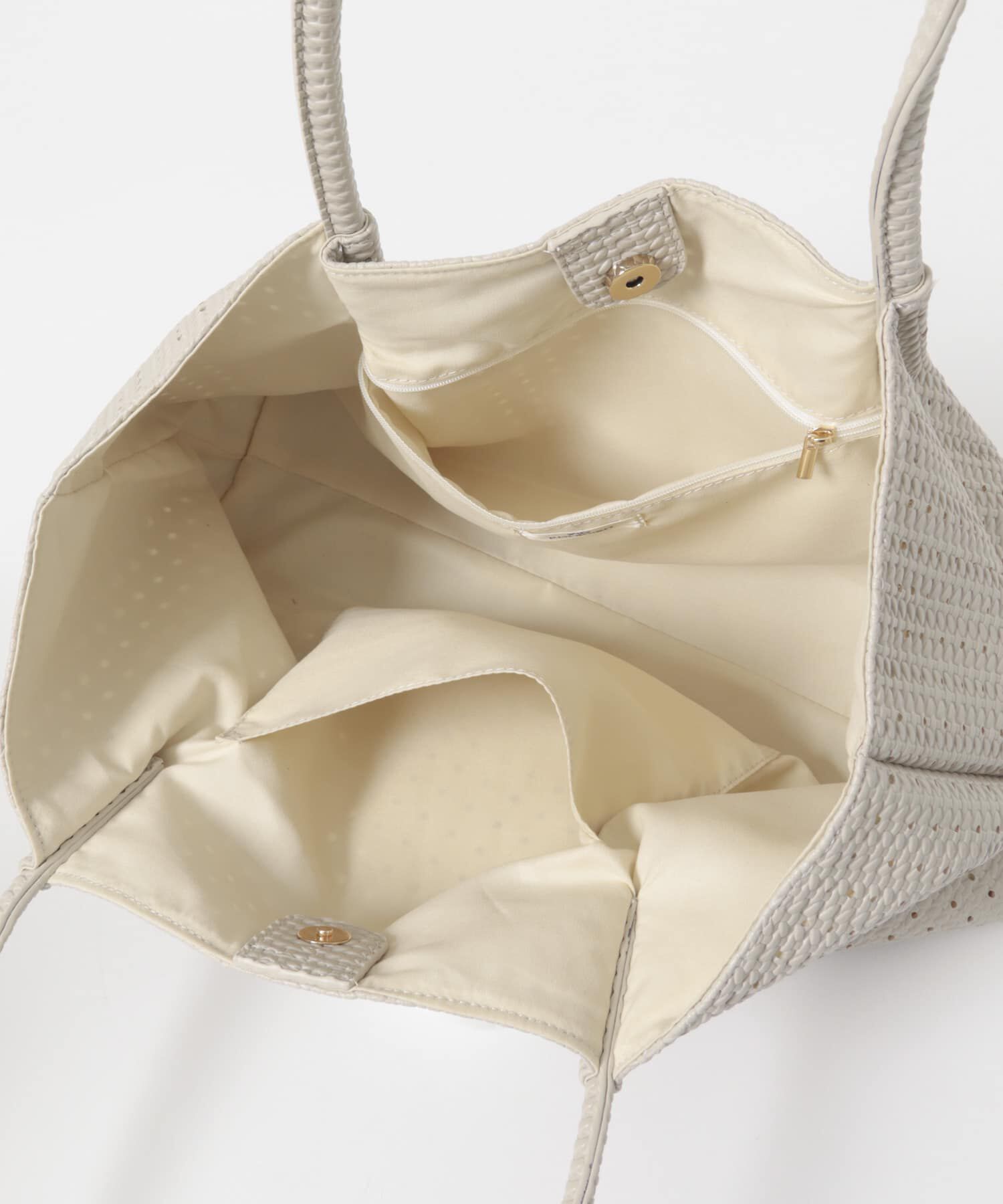 RODE SKO「ポーチ付パンチングラージトートバッグ」|トートバッグ|