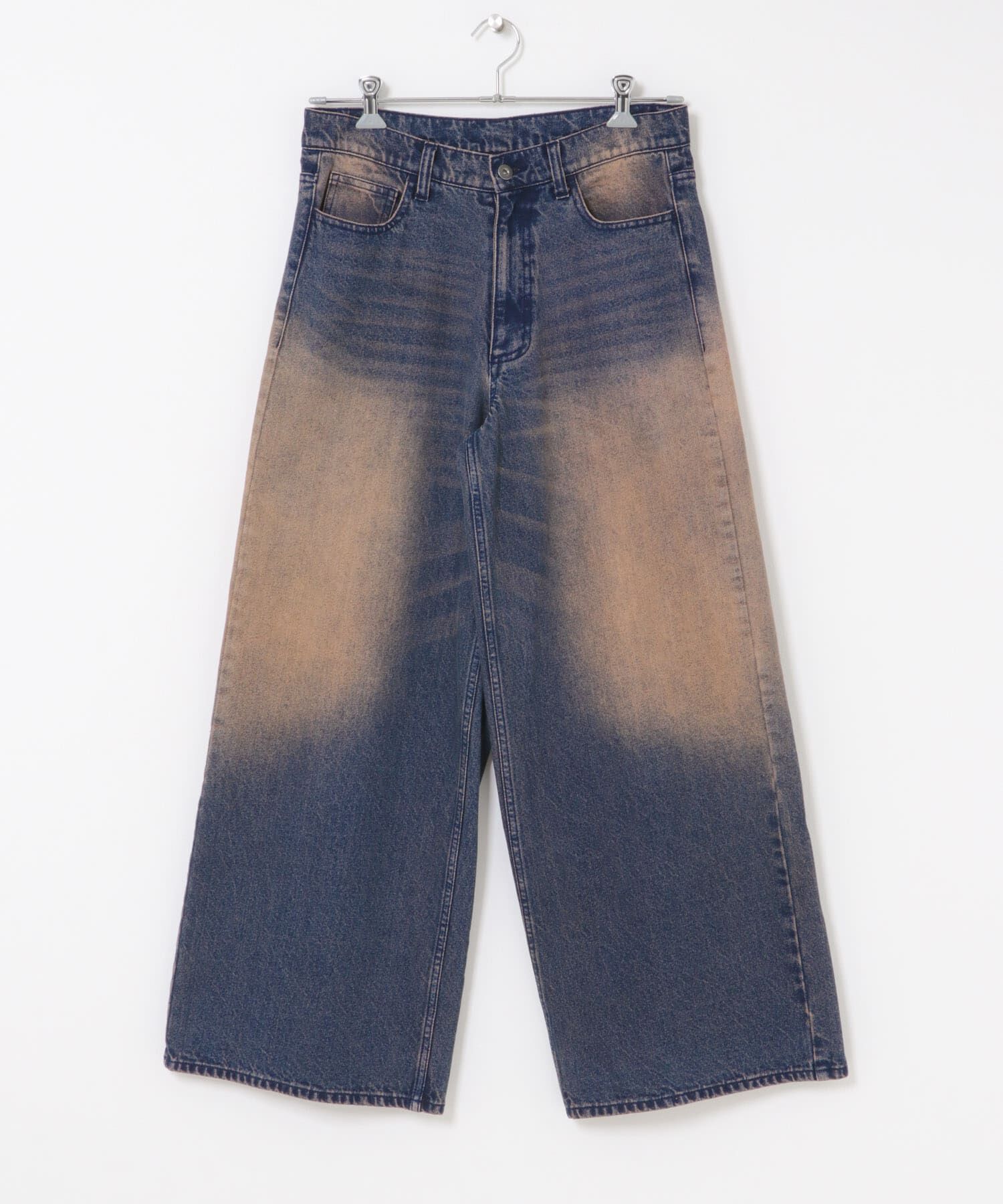 SENSE OF PLACE by URBAN RESEARCH「ヴィンテージライクデニムワイドパンツ」|デニム|