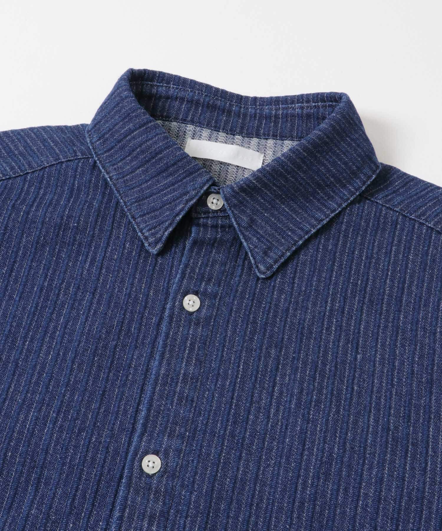 SENSE OF PLACE by URBAN RESEARCH「ジャガードデニムレギュラーカラーシャツ」|シャツ・ブラウス|