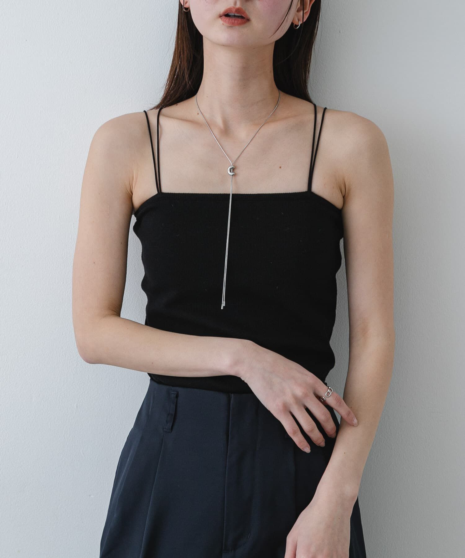 SENSE OF PLACE by URBAN RESEARCH「ダブルストラップカップツキキャミソール」|キャミソール|ブラック