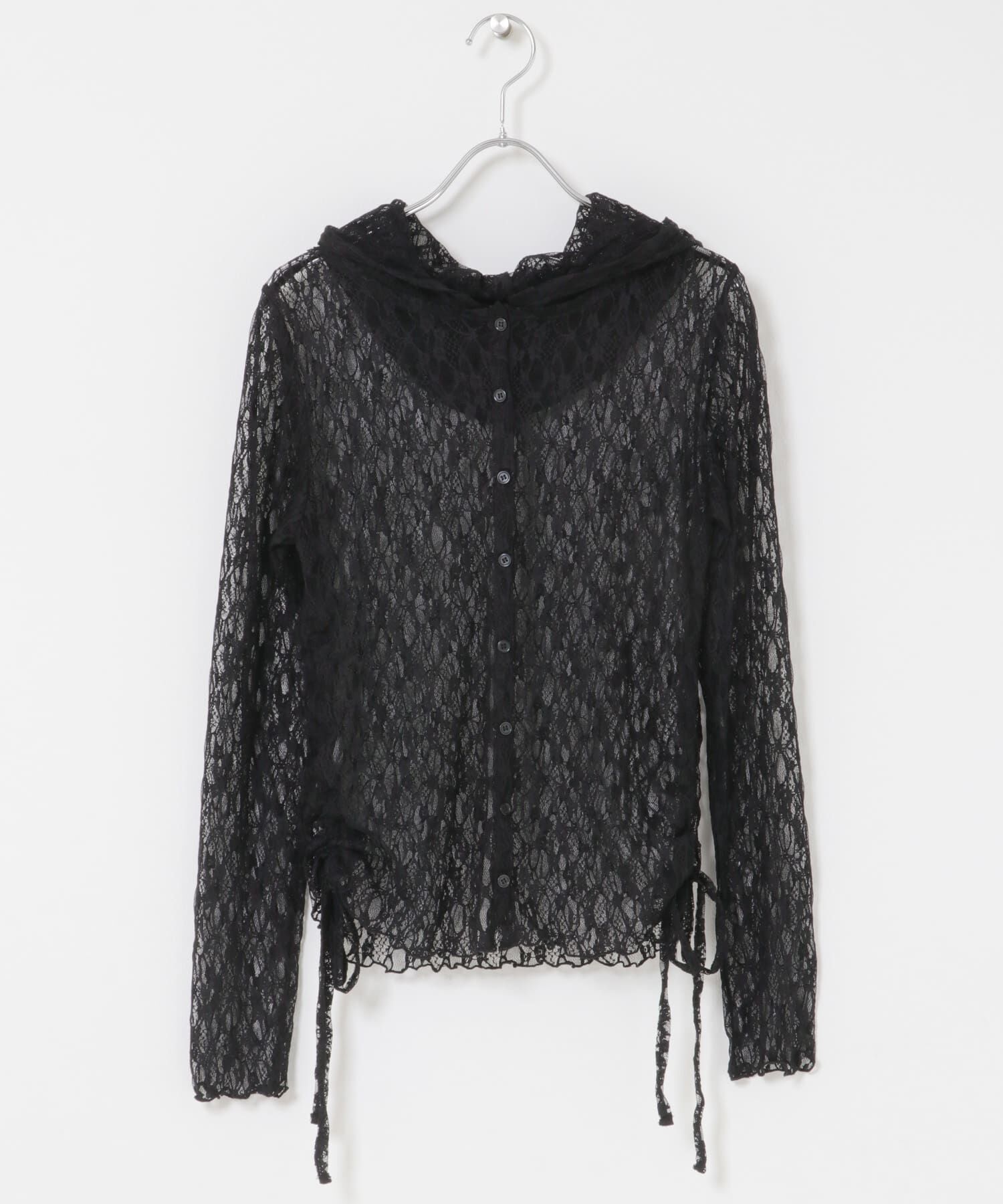 SENSE OF PLACE by URBAN RESEARCH「『洗濯可』フーディレースカットトップ」|その他|