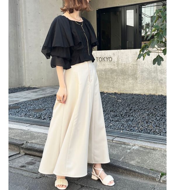 MAJESTICLEGON「クロップドフリルブラウス」|シャツ・ブラウス|