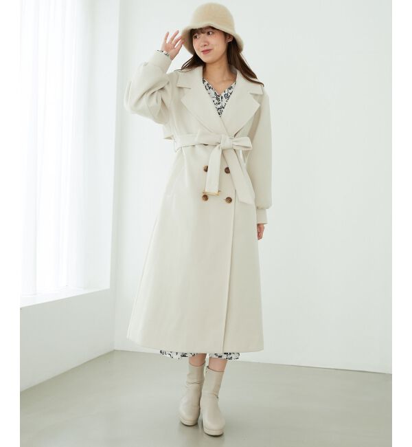 MAJESTICLEGON「バックデザインチェスターコート」|チェスターコート|