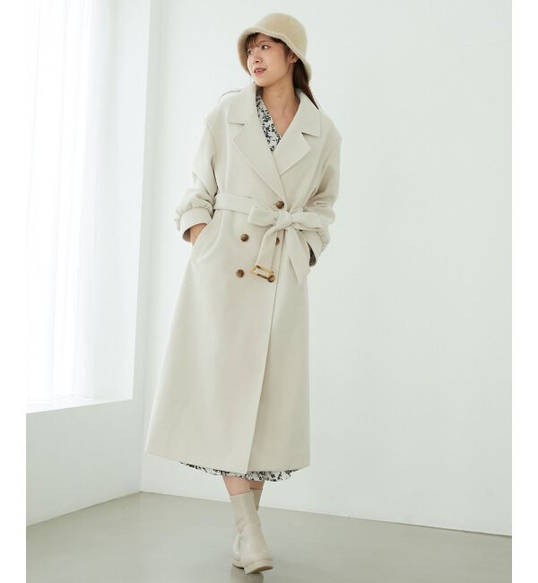 MAJESTICLEGON「バックデザインチェスターコート」|チェスターコート|