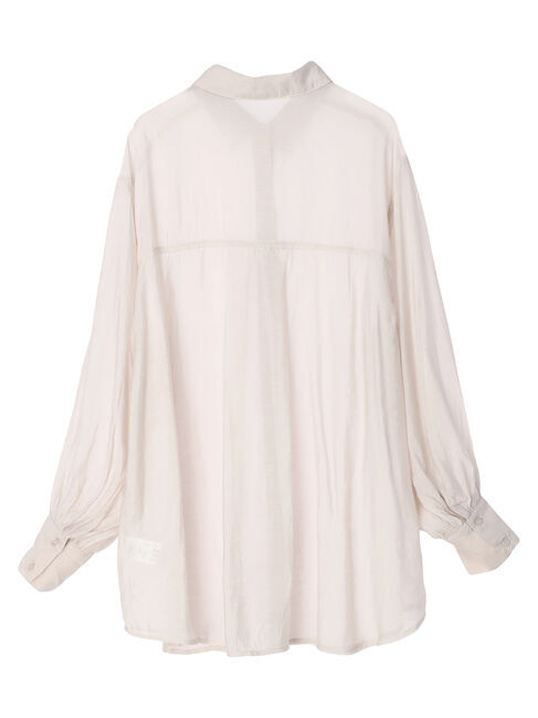 Green Parks「・ELENCARE　DUE　シアーシャツチュニック」|チュニック|