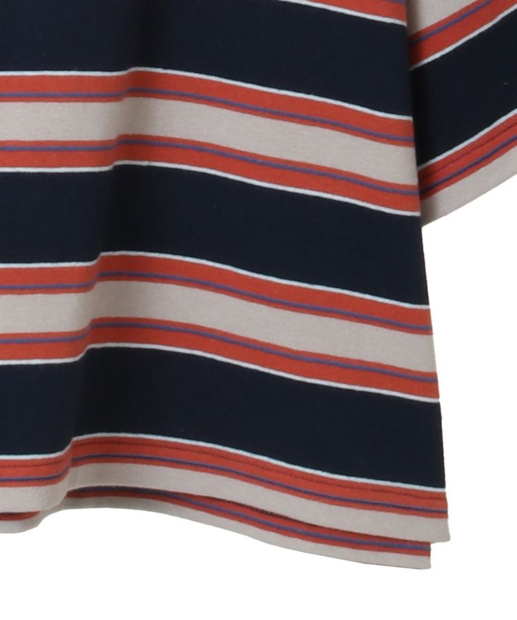 AnriettMusee「エムブレム刺繍ショートボーダーカットソー」|Tシャツ・カットソー|