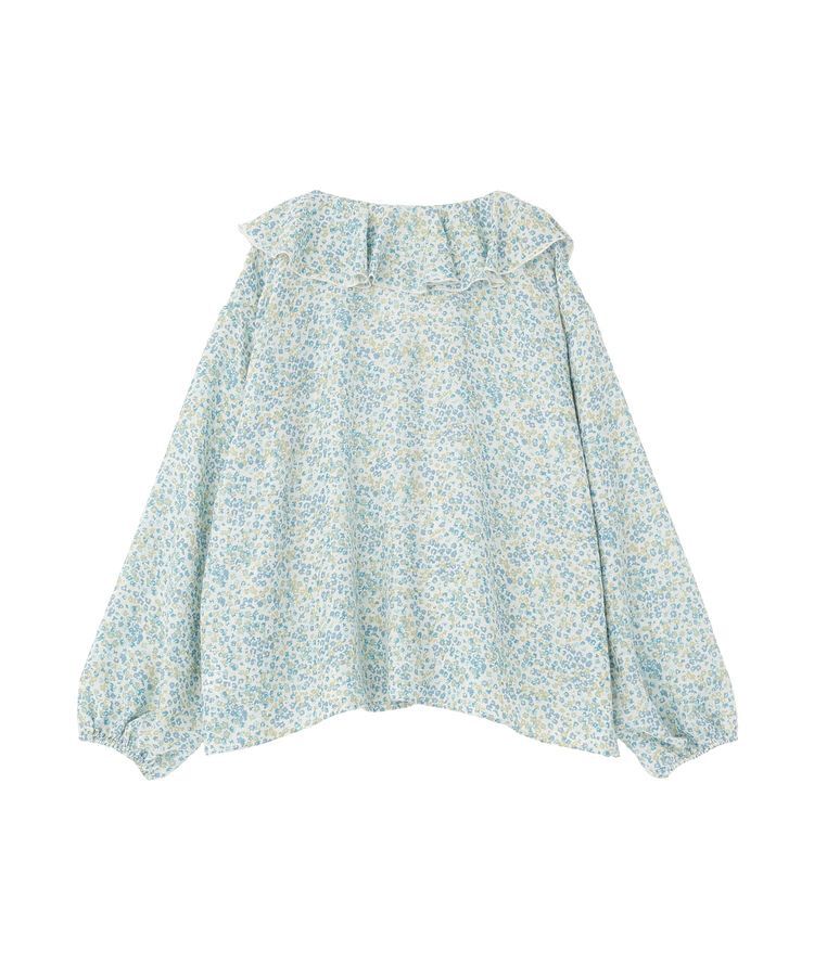 Green Parks「花柄フリルブラウス」|シャツ・ブラウス|