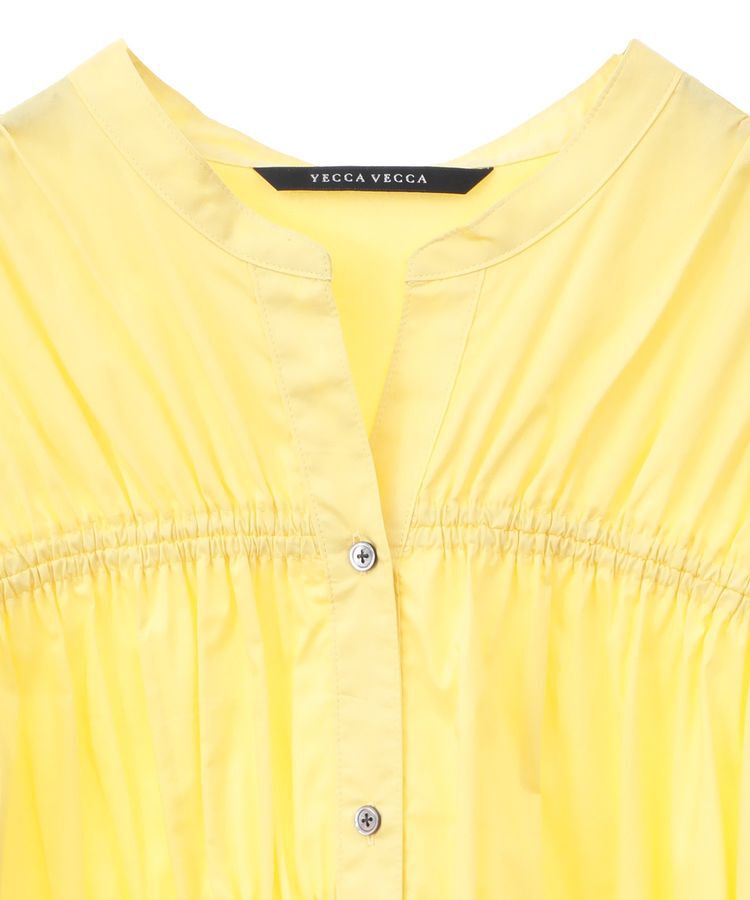 YECCA VECCA「【ORGABITS】ギャザーデザインシャツ」|シャツ・ブラウス|
