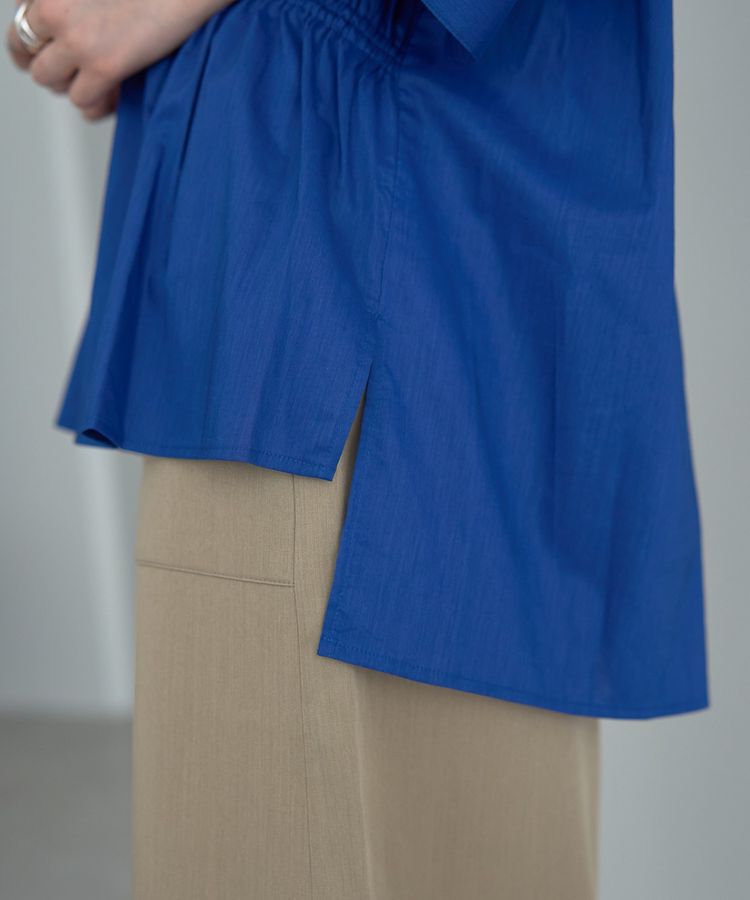 YECCA VECCA「【ORGABITS】ギャザーデザインシャツ」|シャツ・ブラウス|