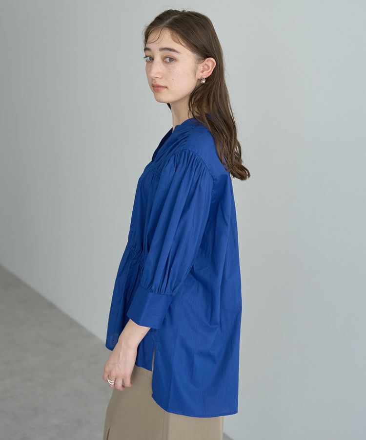 YECCA VECCA「【ORGABITS】ギャザーデザインシャツ」|シャツ・ブラウス|